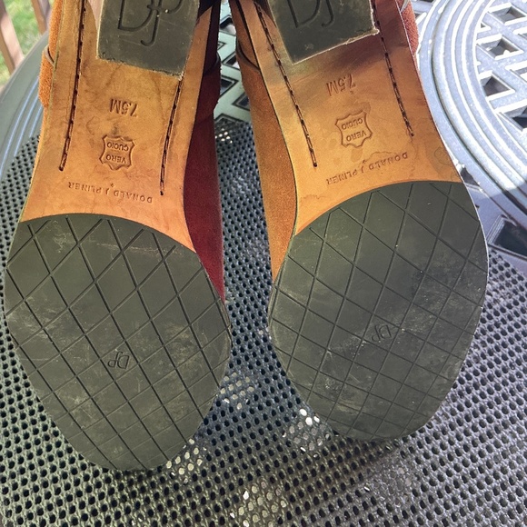 DONALD J. PLINER Cognac Color Suede Boots Size 7.5 - Picture 5 of 5